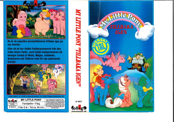 MY LITTLE PONY: TILLBAKA IGEN (VHS)