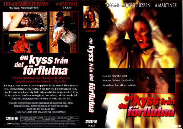 EN KYSS FRÅN DE FÖRFLUTNA (vhs-omslag)