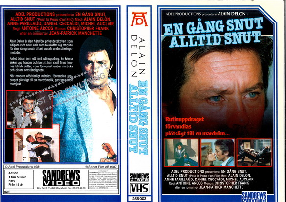 EN GÅNG SNUT ALLTID SNUT (vhs-omslag)
