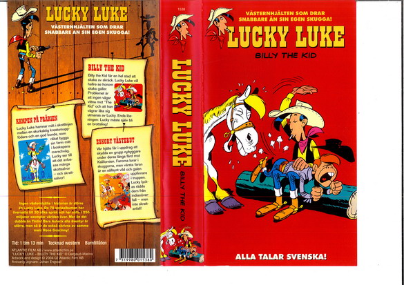 LUCKY LUKE: BILLY THE KID (VHS)