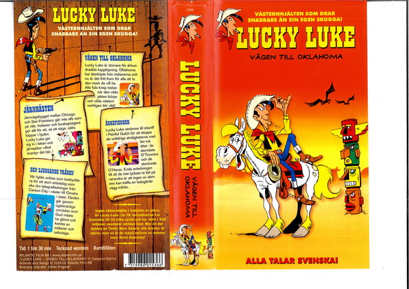 LUCKY LUKE: VÄGEN TILL OKLAHOMA (VHS)