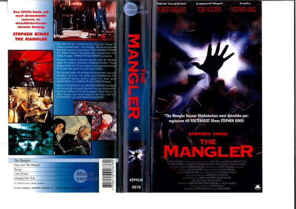 MANGLER (VHS)