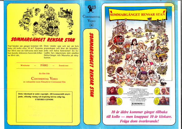 56 SOMMARGÄNGET RENSAR STAN (VHS)