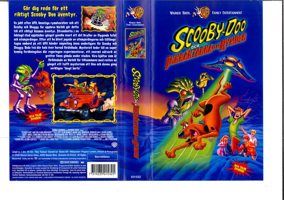 SCOOBY-DOO OCH INKRÄKTARNA FRÅN RYMDEN (VHS)