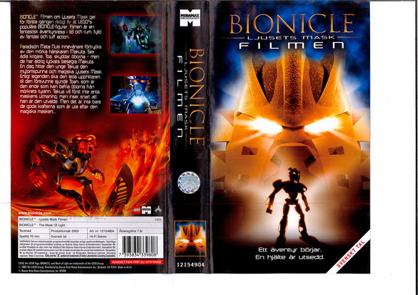 BIONICLE (VHS) NY