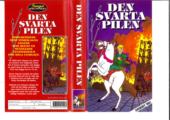 DEN SVARTA PILEN (VHS)