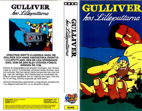 GULLIVER HOS LILLEPLUTTARNA (VHS)