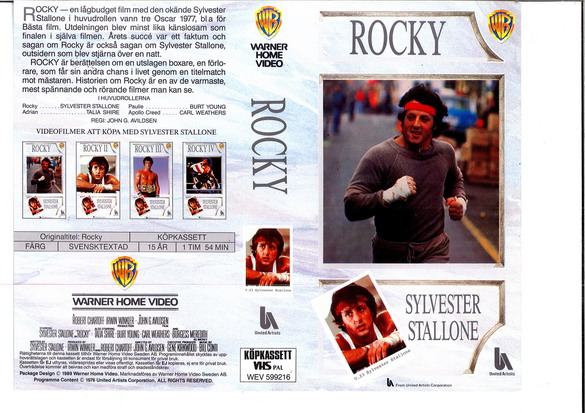 ROCKY - grå (vhs-omslag)