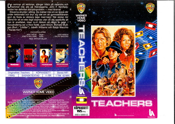 TEACHERS (vhs-omslag)