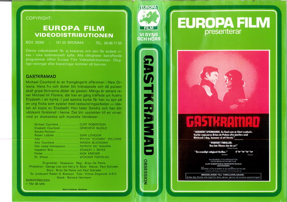 GASTKRAMAD (VHS)saknar ettiketter