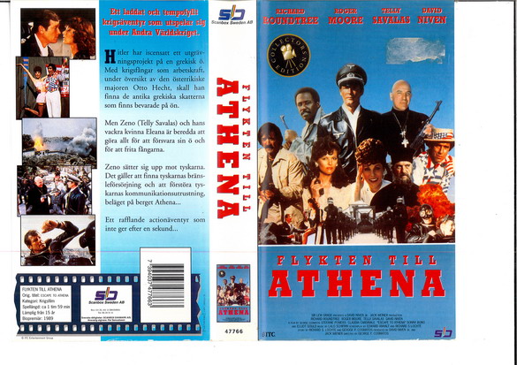 FLYKTEN TILL ATHENA (VHS)