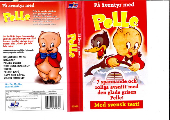 PÅ ÄVENTYR MED PELLE (VHS)