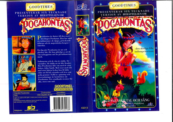 GOODTIMES - POCAHONTAS (VHS)