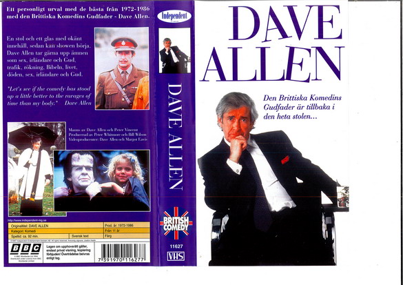DAVE ALLEN (VHS)