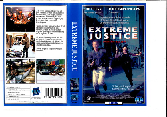 EXTREME JUSTICE (VHS)