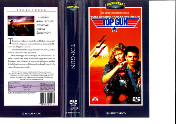 TOP GUN (VHS)