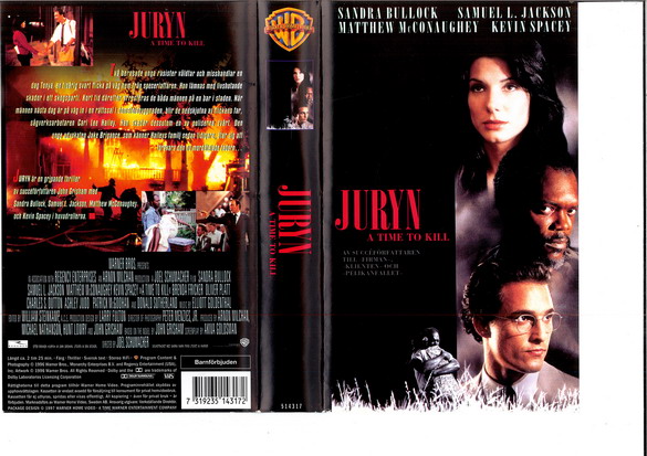 JURYN - A TIME TO KILL (VHS)