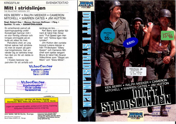MITT I STRIDSLINJEN (VHS)