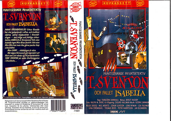 T.SVENTON OCH FALLET ISABELLA (VHS)