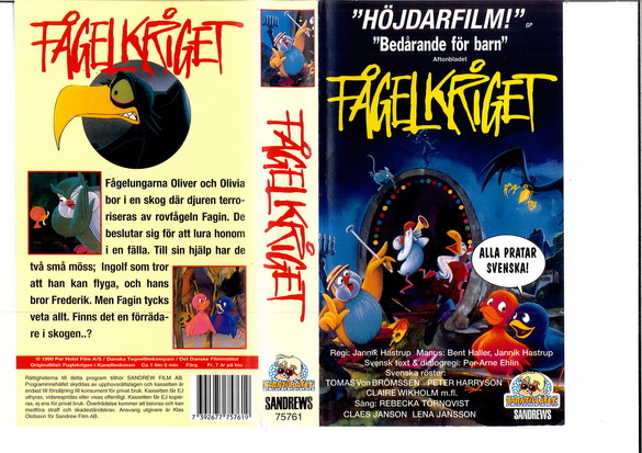 FÅGELKRIGET (VHS)