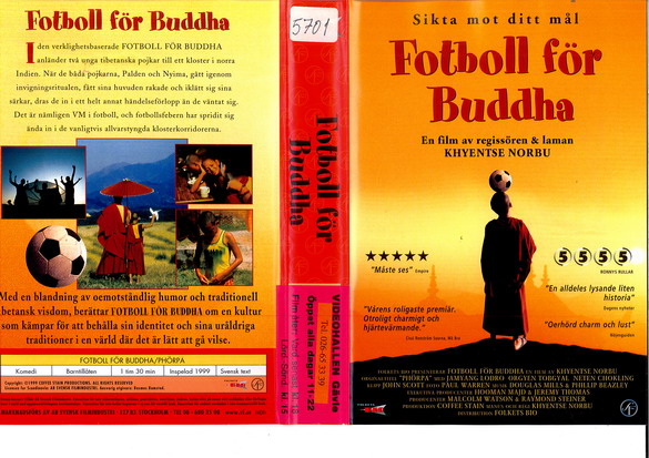 FOTBOLL FÖR BUDDHA (VHS)
