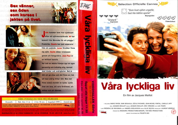VÅRA LYCKLIGA LIV (VHS)