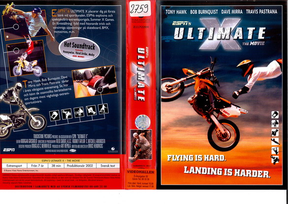 ULTIMATE X - THE MOVIE (VHS)