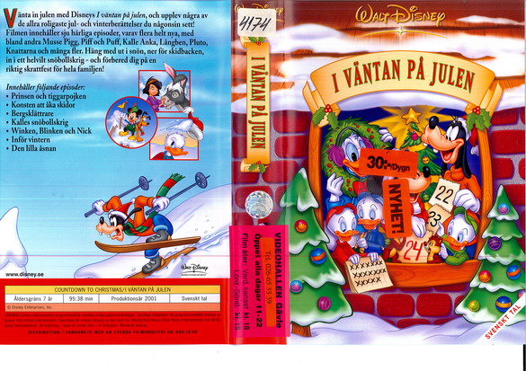 I VÄNTAN PÅ JULEN (vhs-omslag)