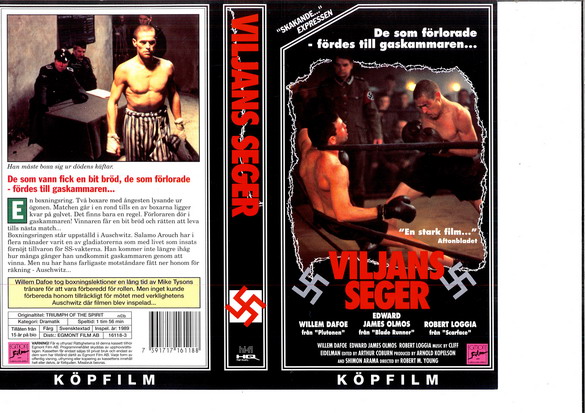 VILJANS SEGER (Vhs-Omslag)