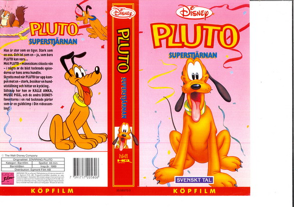PLUTO - SUPERSTJÄRNAN (Vhs-Omslag)