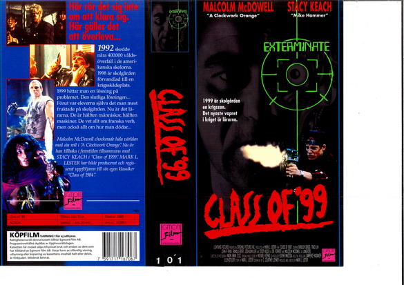 CLASS OF \'99 (Vhs-Omslag)
