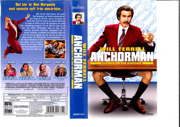 ANCHORMAN (VHS)