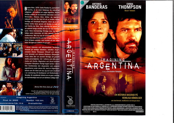 IMAGINING ARGENTINA (VHS)