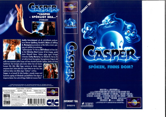 CASPER (vhs-omslag)