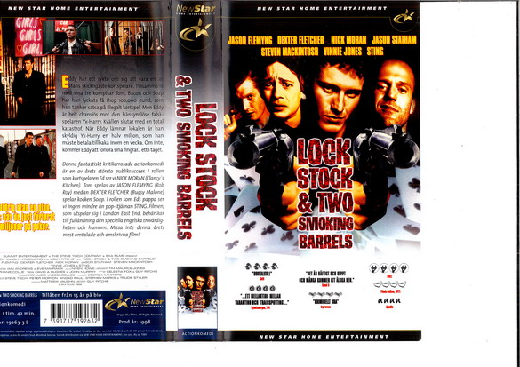 LOCK STOCK & TWO SMOKING BARRELS (VHS omslag)
