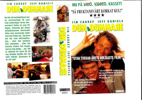 DUM & DUMMARE (VHS)