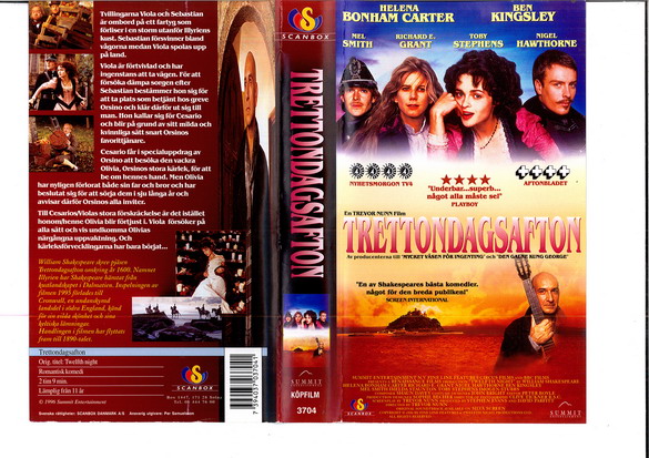 TRETTONDAGSAFTON (VHS)