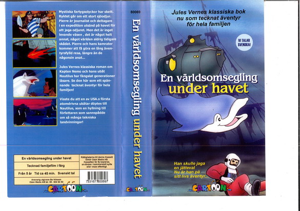EN VÄRLDSOMSEGLING UNDER HAVET (VHS)