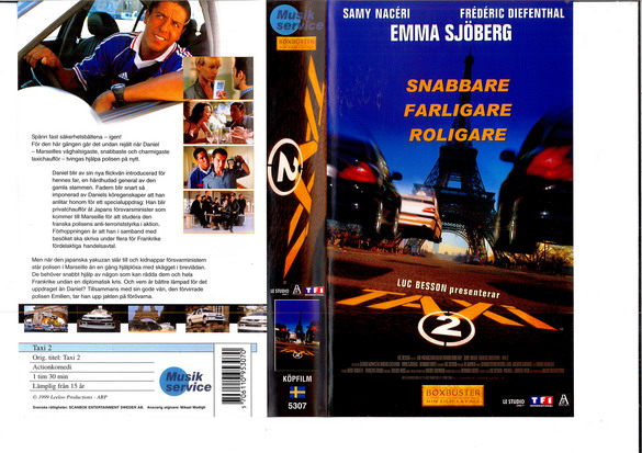 TAXI 2 (VHS)