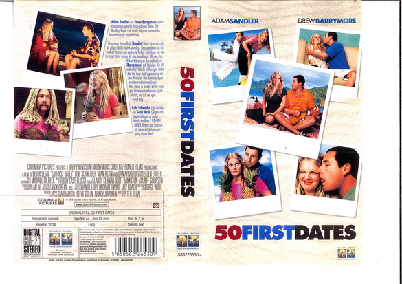 50 FIRST DATES (VHS)