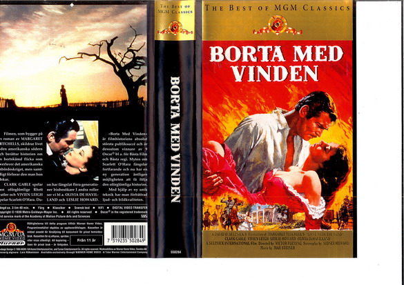 BORTA MED VINDEN (VHS)