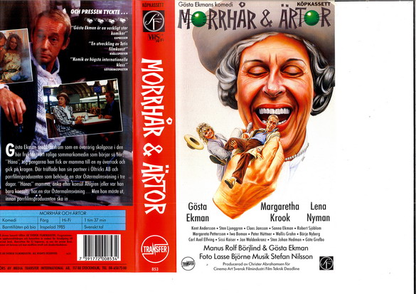 MORRHÅR OCH ÄRTOR (VHS)