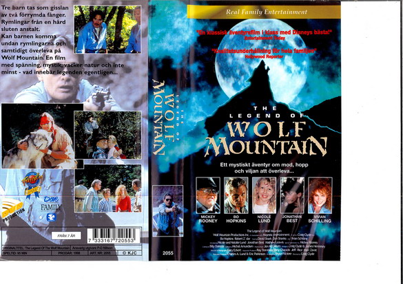 LEGEND OF WOLF MOUNTAIN (VHS)