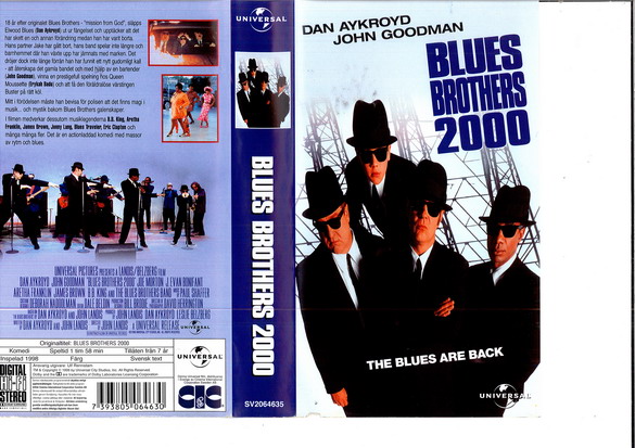 BLUES BROTHERS 2000 (VHS)