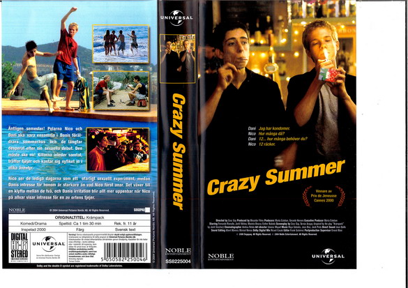 CRAZY SUMMER (VHS)