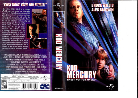 KOD MERCURY (VHS)