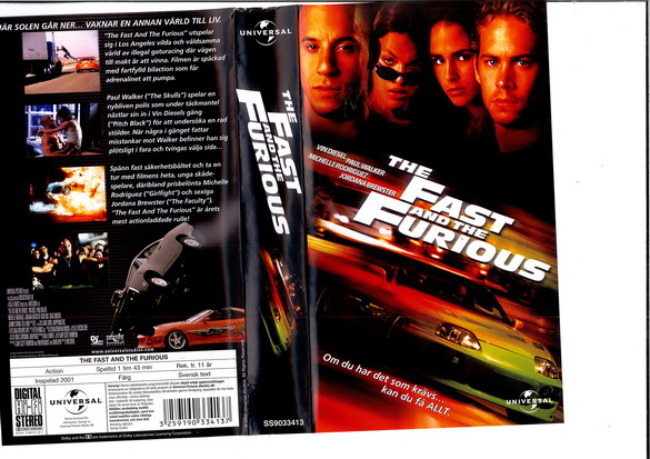 FAST AND THE FURIOUS (VHS)