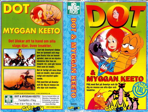 DOT & MYGGAN KEETO (VHS)