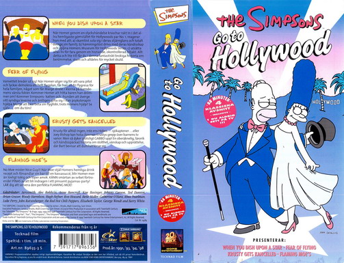 SIMPSONS: GO TO HOLLYWOOD (Vhs-Omslag)