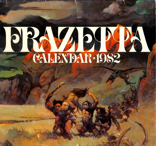 FRAZETTA CLENDAR 1982